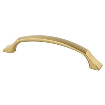 Century Edge Pull 128mm CC Modern Brushed Gold