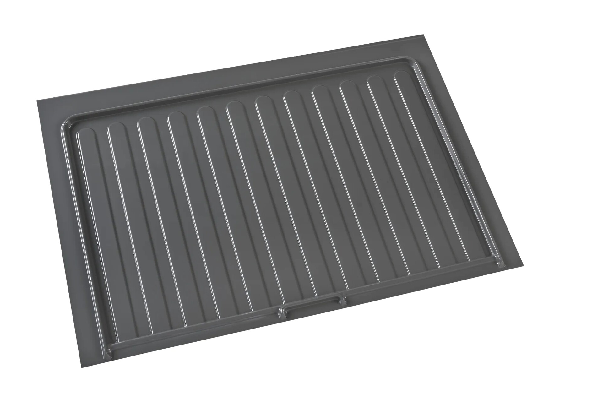 Orion Gray Polymer Trim-to-Fit Drip Tray for 33" - 36" Sink Base Cabinets