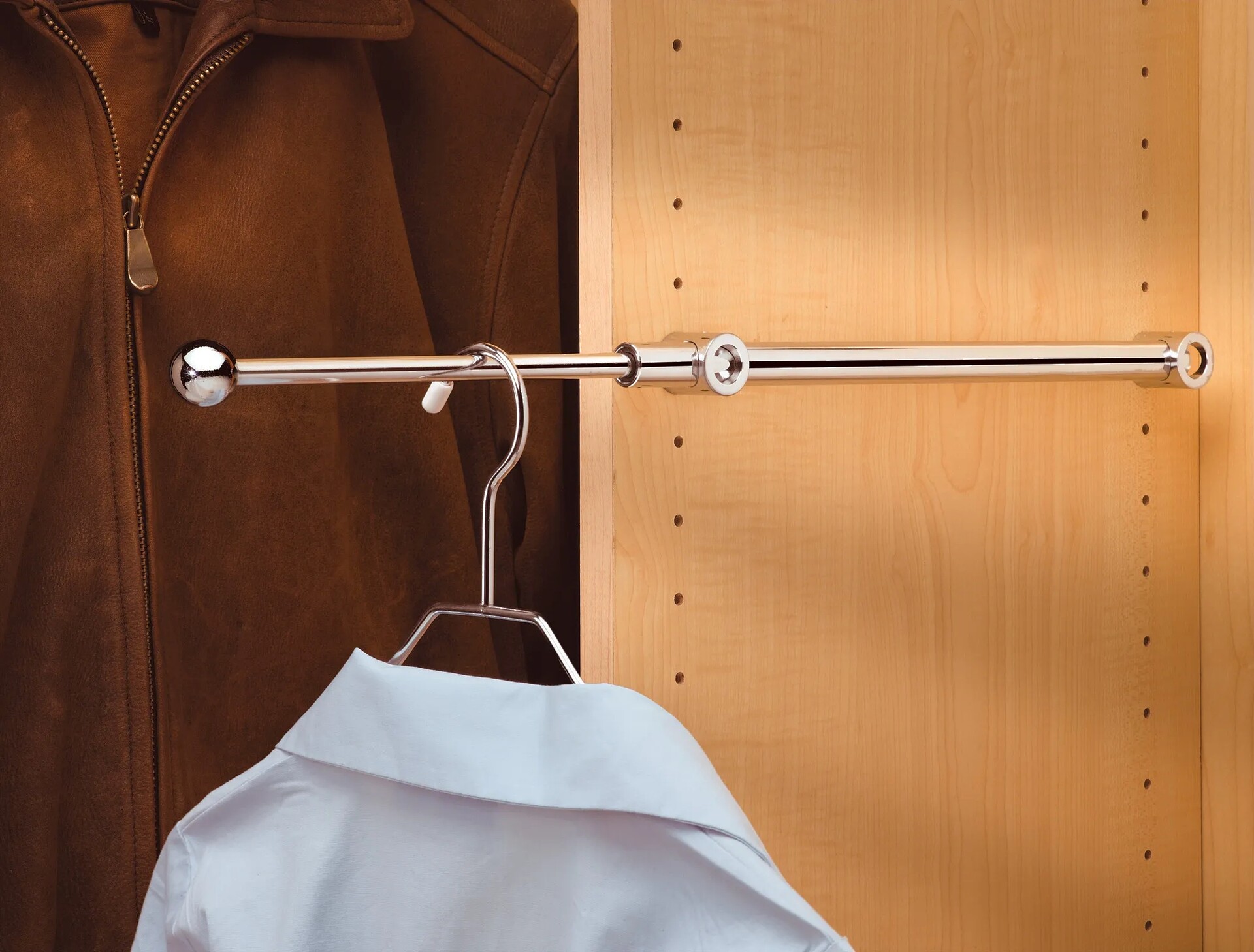 Rev-A-Shelf - 12" Chrome Valet Rod Designer